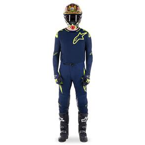 ALPINESTARS 2023 SUPERTECH BRUIN COMBO NIGHT NAVY/YELLOW FLUO